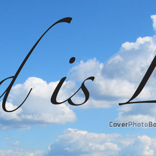 God Is Love 1 John 4-8 Clouds Facebook Cover - Religion